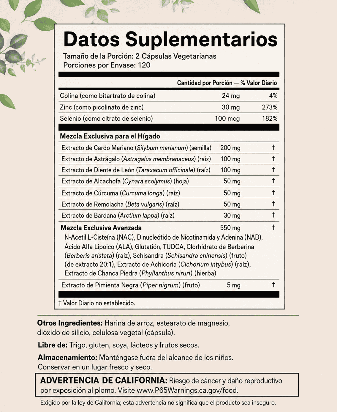 Lenora Liver+ Apoyo Hepático Avanzado