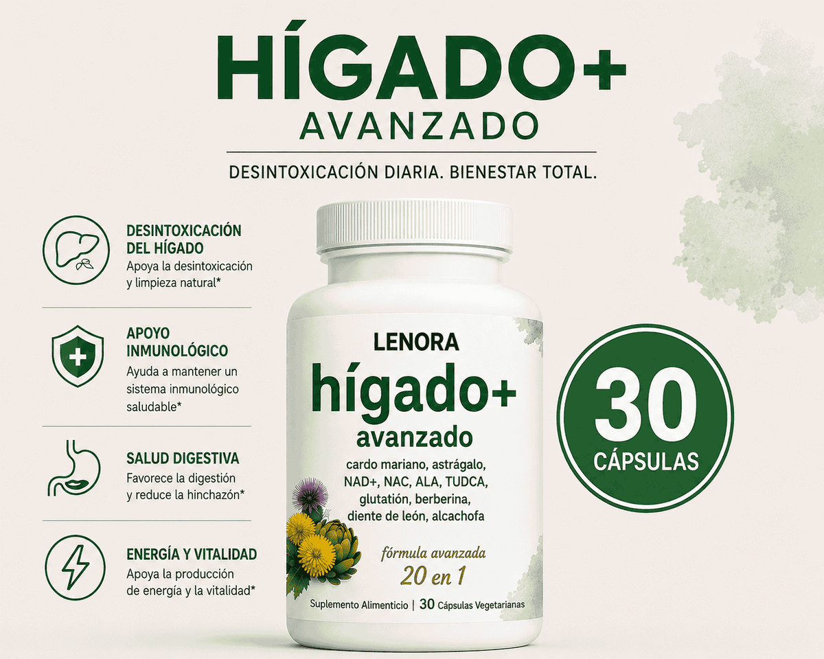 Lenora Liver+ Apoyo Hepático Avanzado